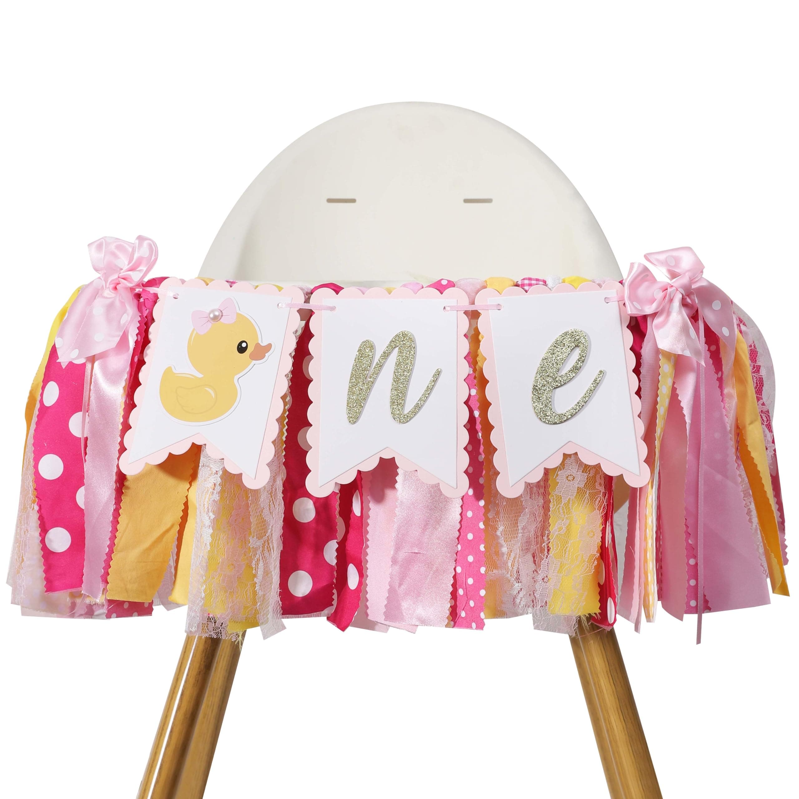 Duck High Chair Banner,Duck 1st Birthday Party Decor,First/One High Chair