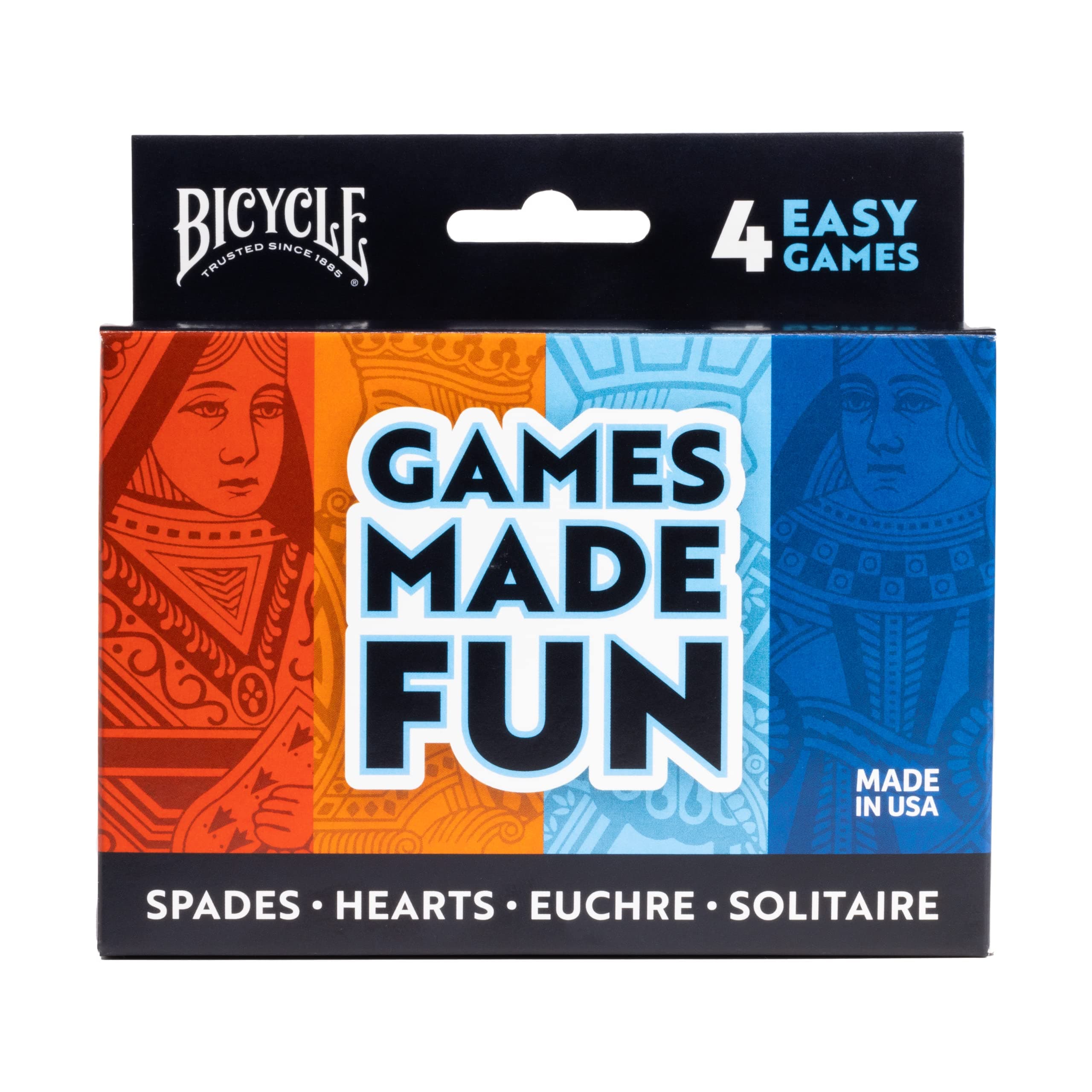Bicycle Deck: 4 Game Pack - Playing Cards - Card Games for Game Night