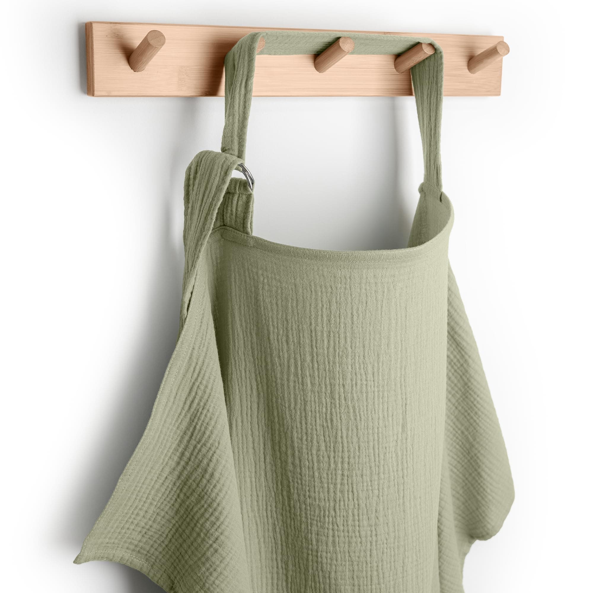 Comfy Cubs Muslin Nursing Cover - 100% Muslin Breastfeeding Cover Up Sage