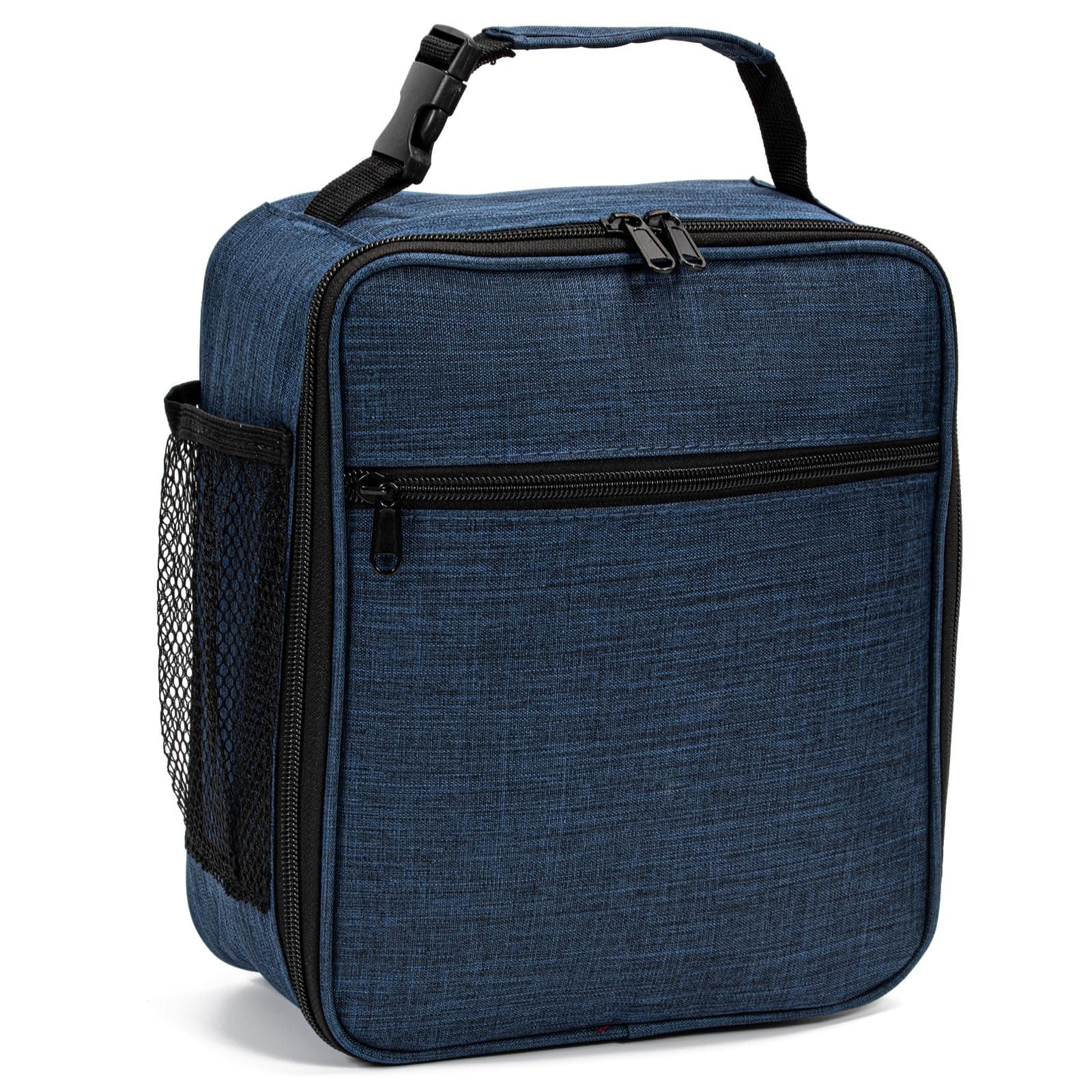 Lunch Bag for Men Women Reusable Insulated Lunch Box (Navy Blue)