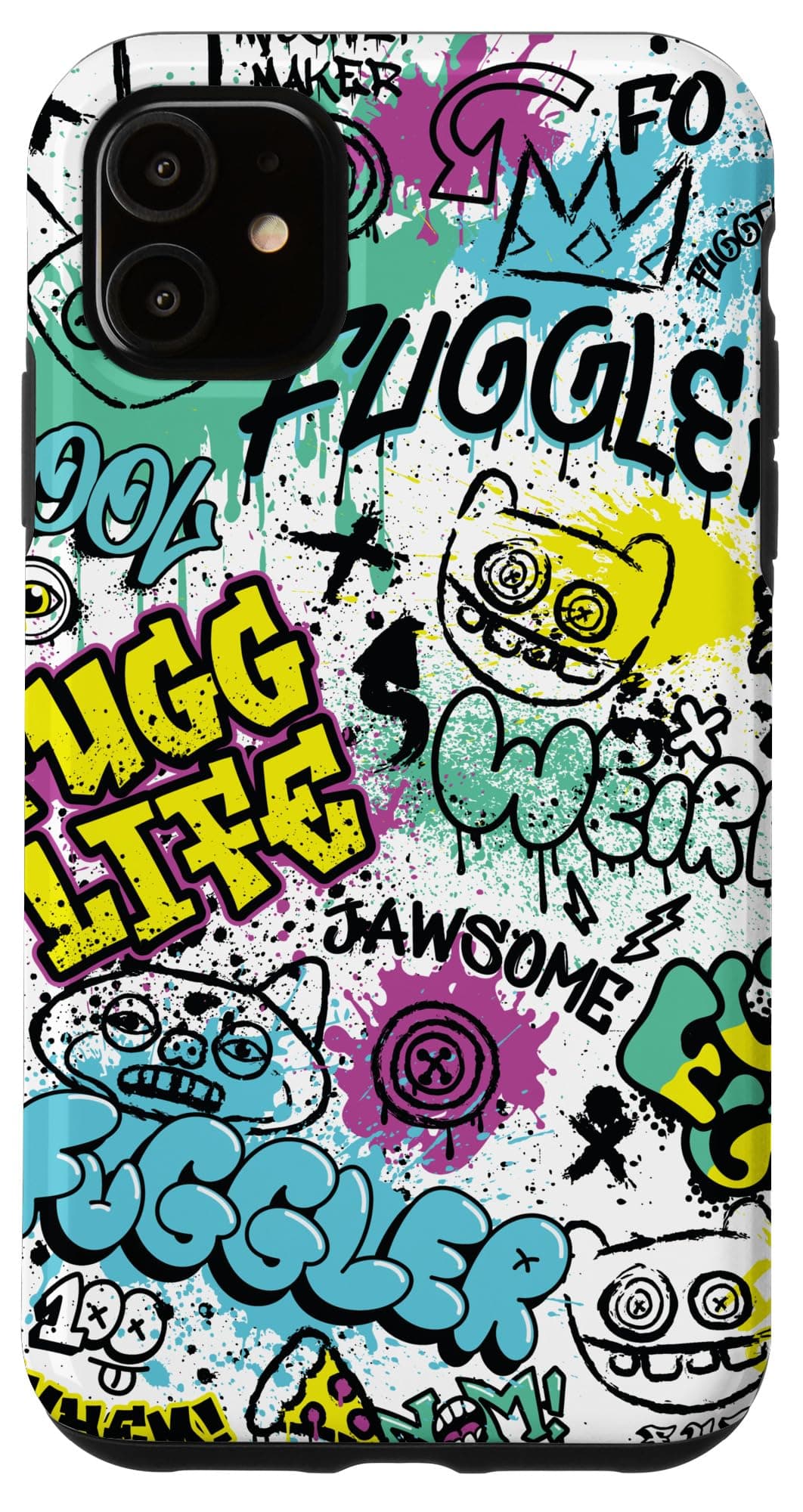 Fuggler Funny Ugly Monsters Graffiti Tags Case for iPhone 11
