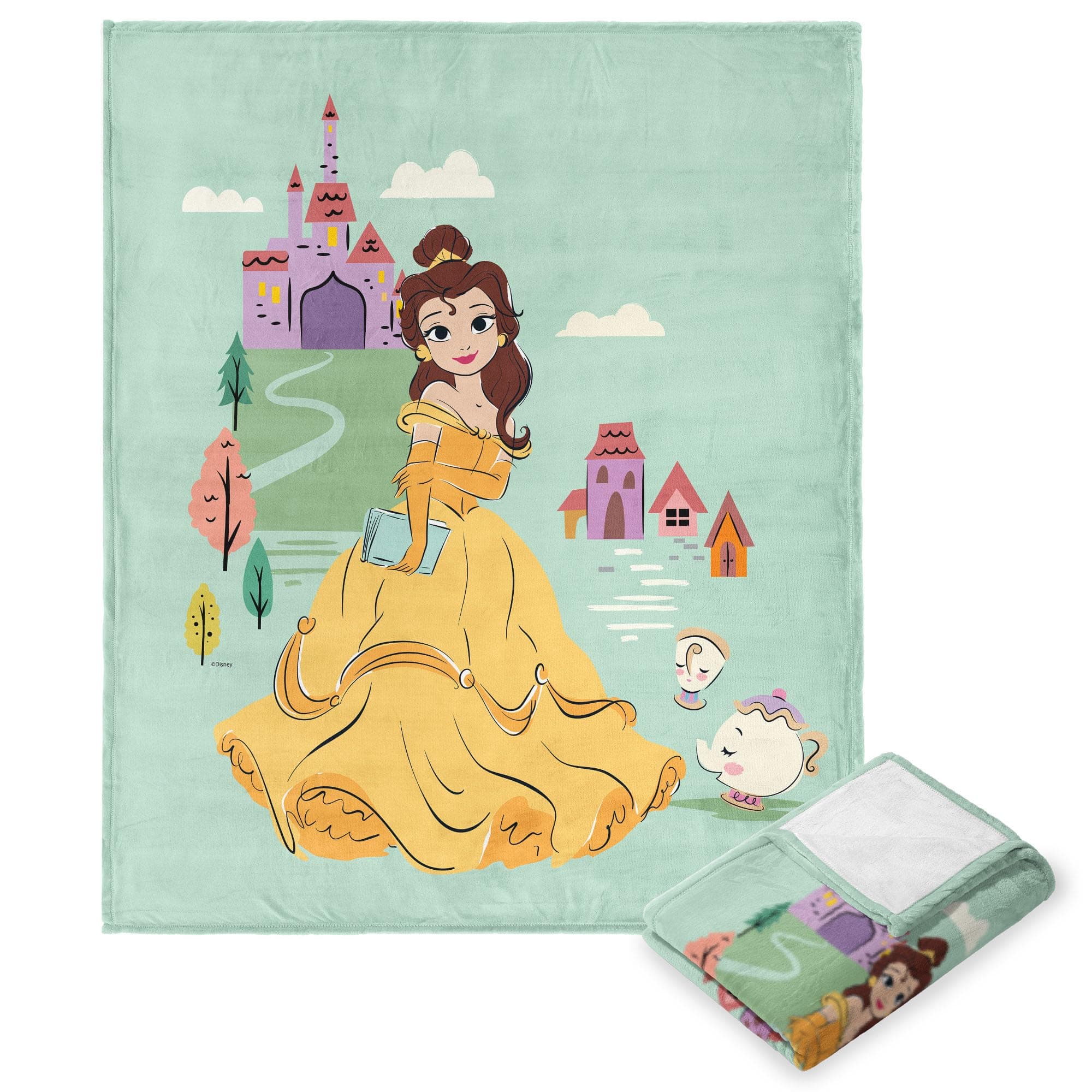 Northwest Disney Princess Silk Touch Throw Blanket, 50" x 60", Fierce Girl