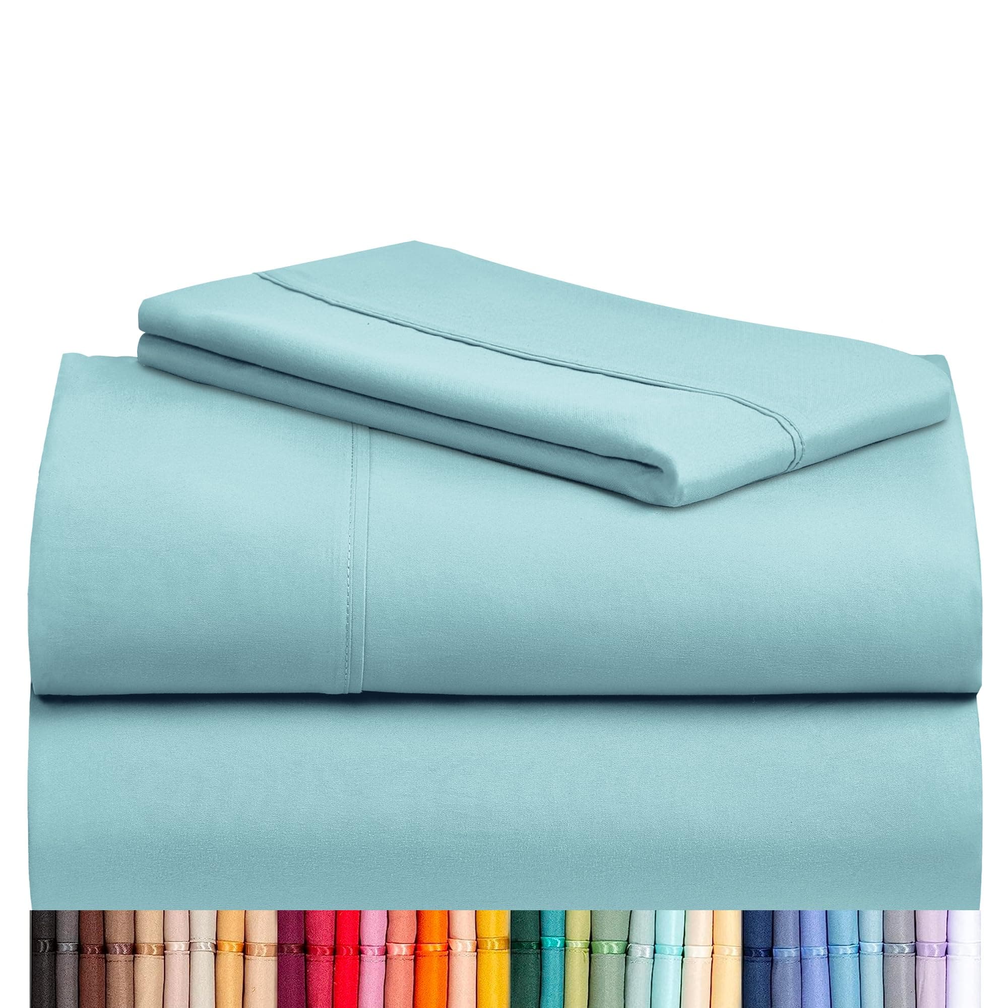 Twin Size Sheets Set, Cooling & Soft Deep Pocket Bed Sheets, 3PC