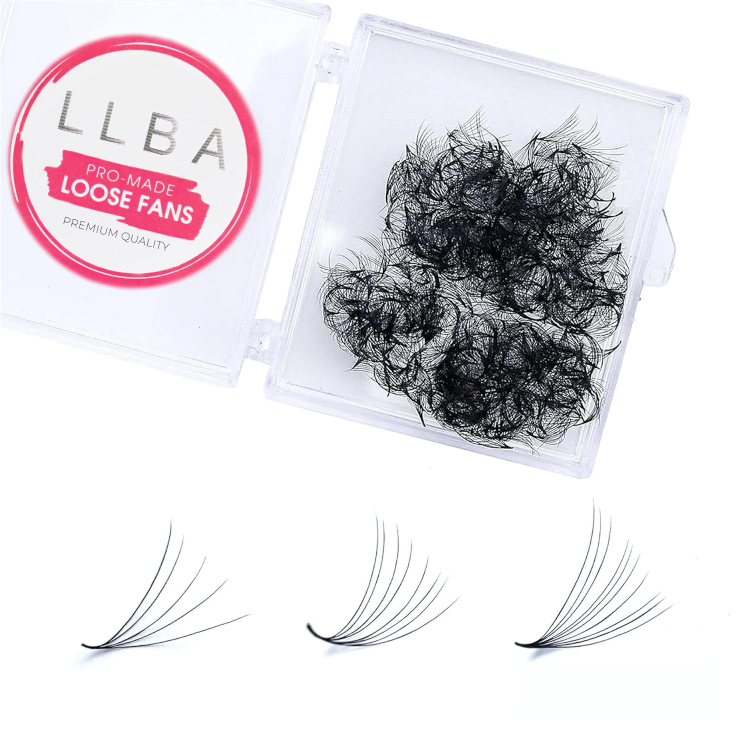 LLBA Promade 500 Fans 8D Curl Volume Lashes 0.05 M 12mm