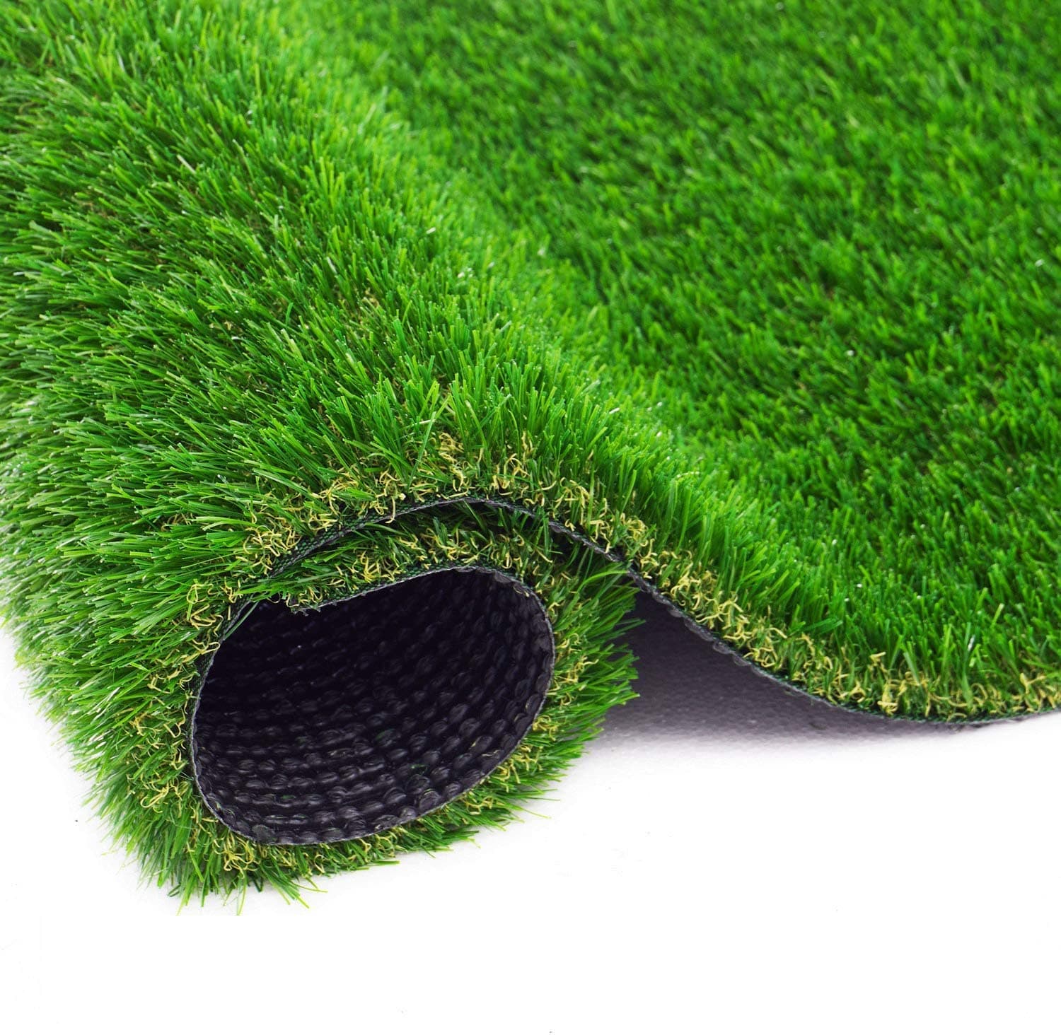 ZGR Artificial Garden Grass 8 ft x 8 ft Premium Lawn Turf, Realistic Fake Grass, Synthetic Turf, Thick Pet Turf, Fake Faux Grass Rug with Drainage Holes Indoor/Outdoor Landscape Customized Available