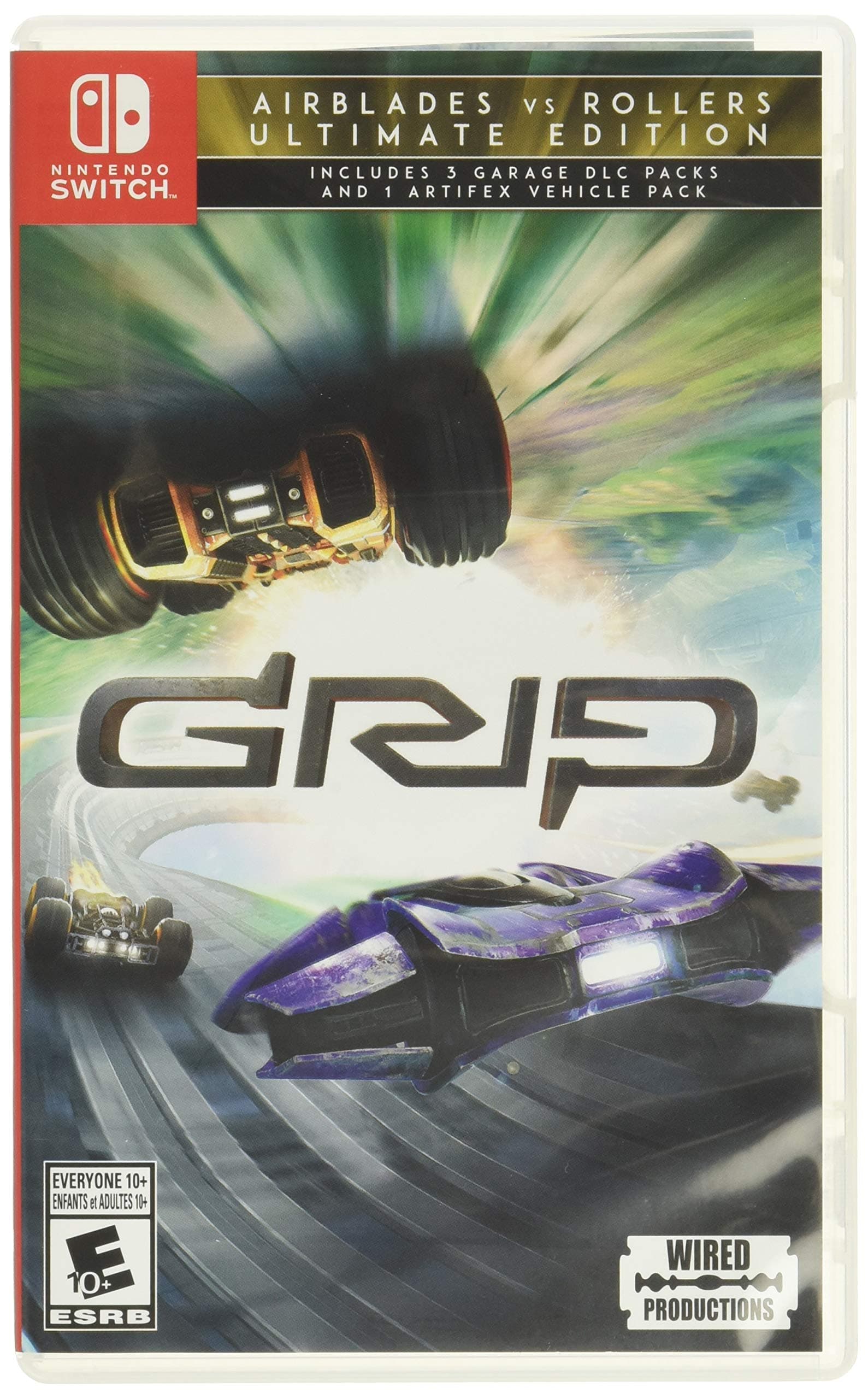 Grip Combat Racing Rollers Vs Airblades Ultimate Edition Nintendo Switch Games and Software