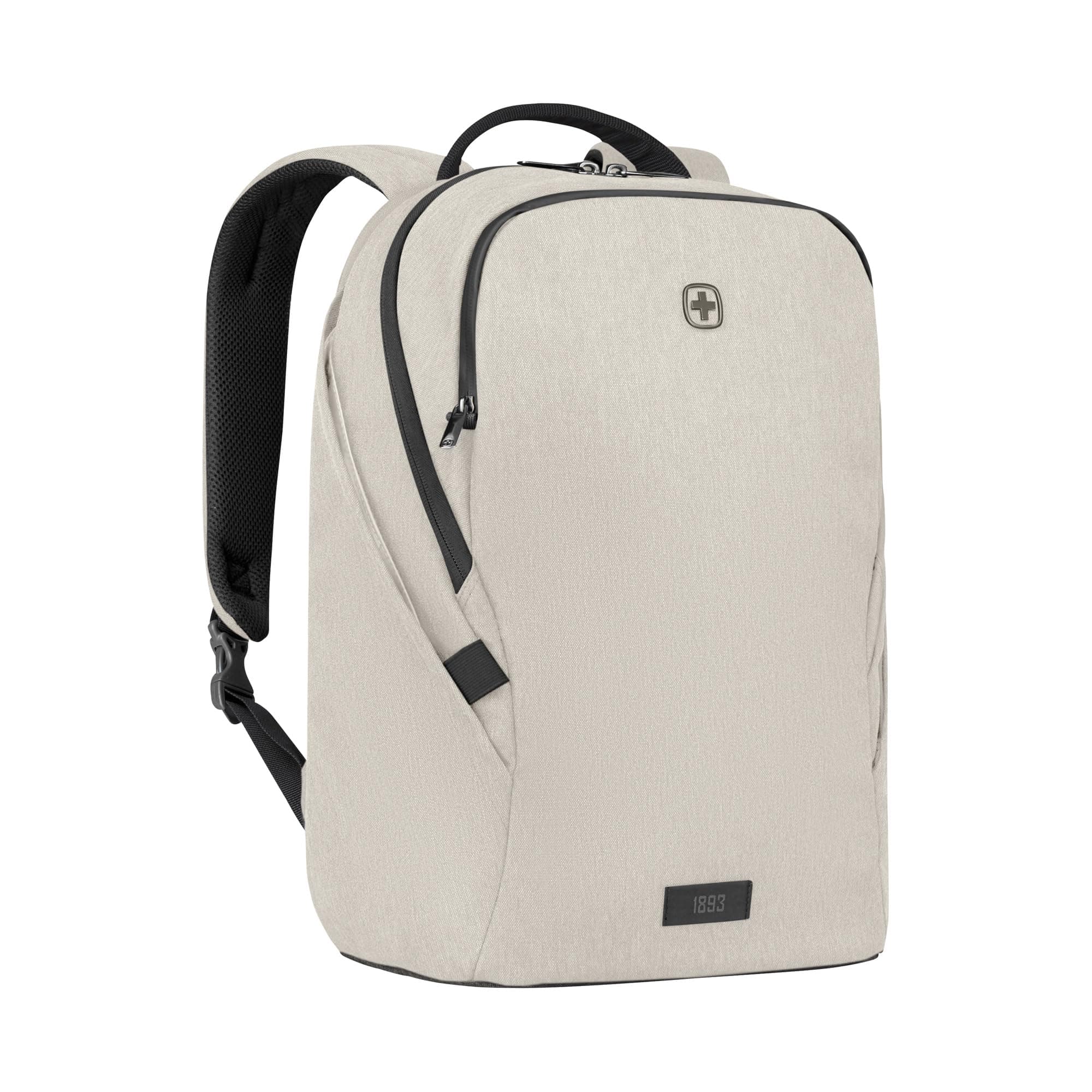 WENGER MX Laptop Backpack Notebook Tablet up to 10 Inch Women Men Business College School Travel Grey, beige, MX Light, MX Light Laptop Backpack