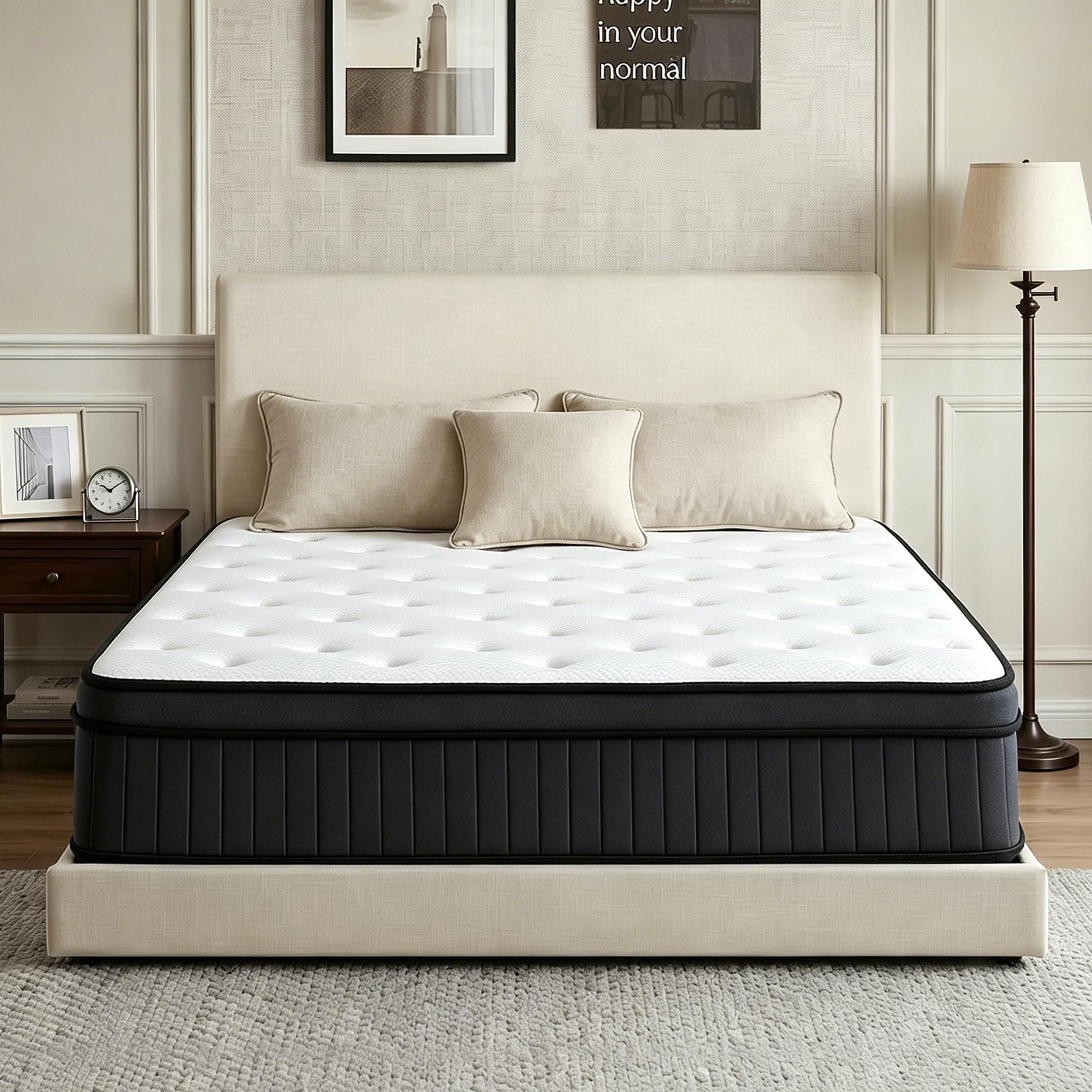 Softora Full Size Mattresses, 12 Inch Hybrid Memory Foam Double Mattress