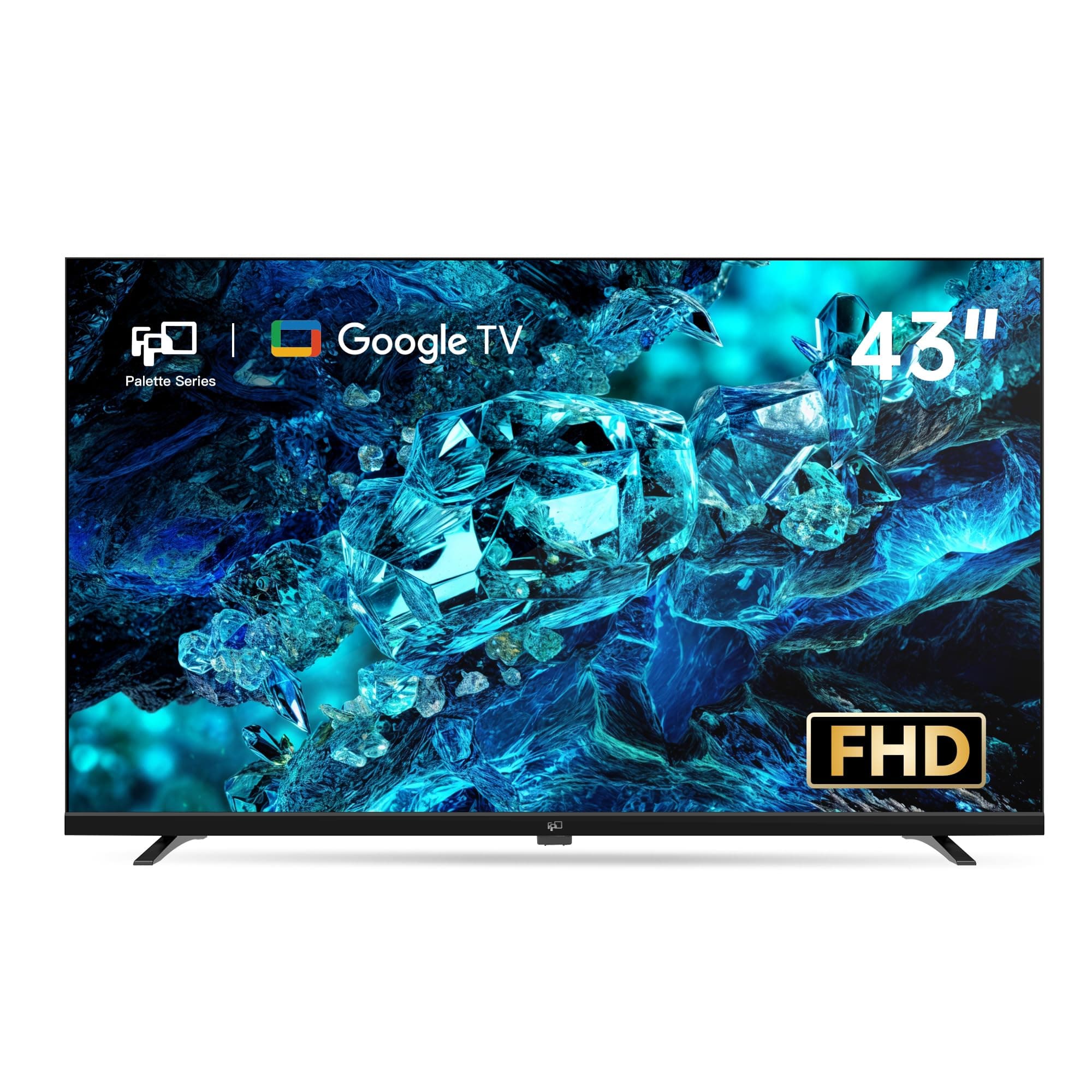 FPD 43 Inch Smart TV 1080p Full HD Google TV Flat Screen LED Television