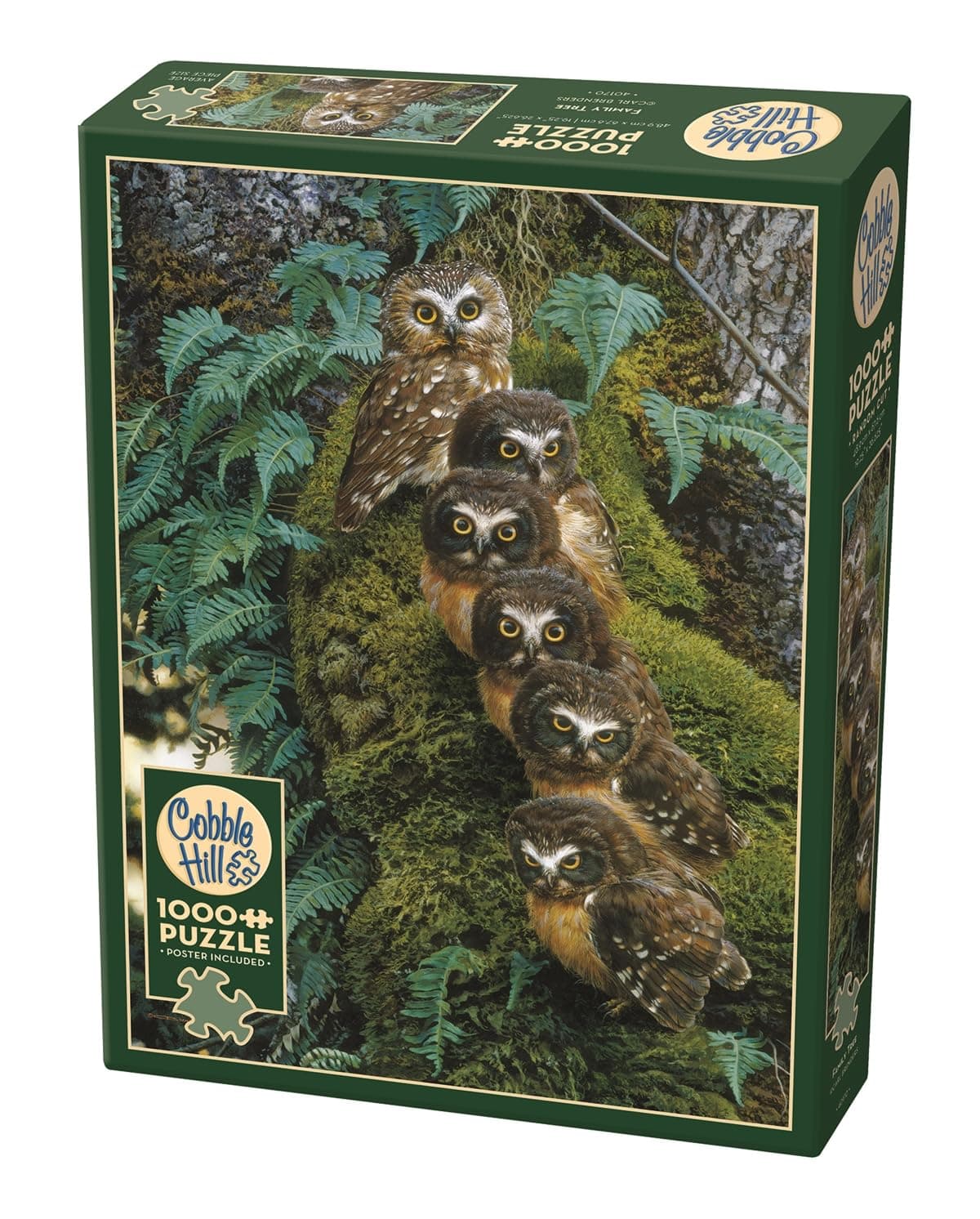 Cobble Hill 1000 Piece Puzzle - Family Tree - Sample Poster Included