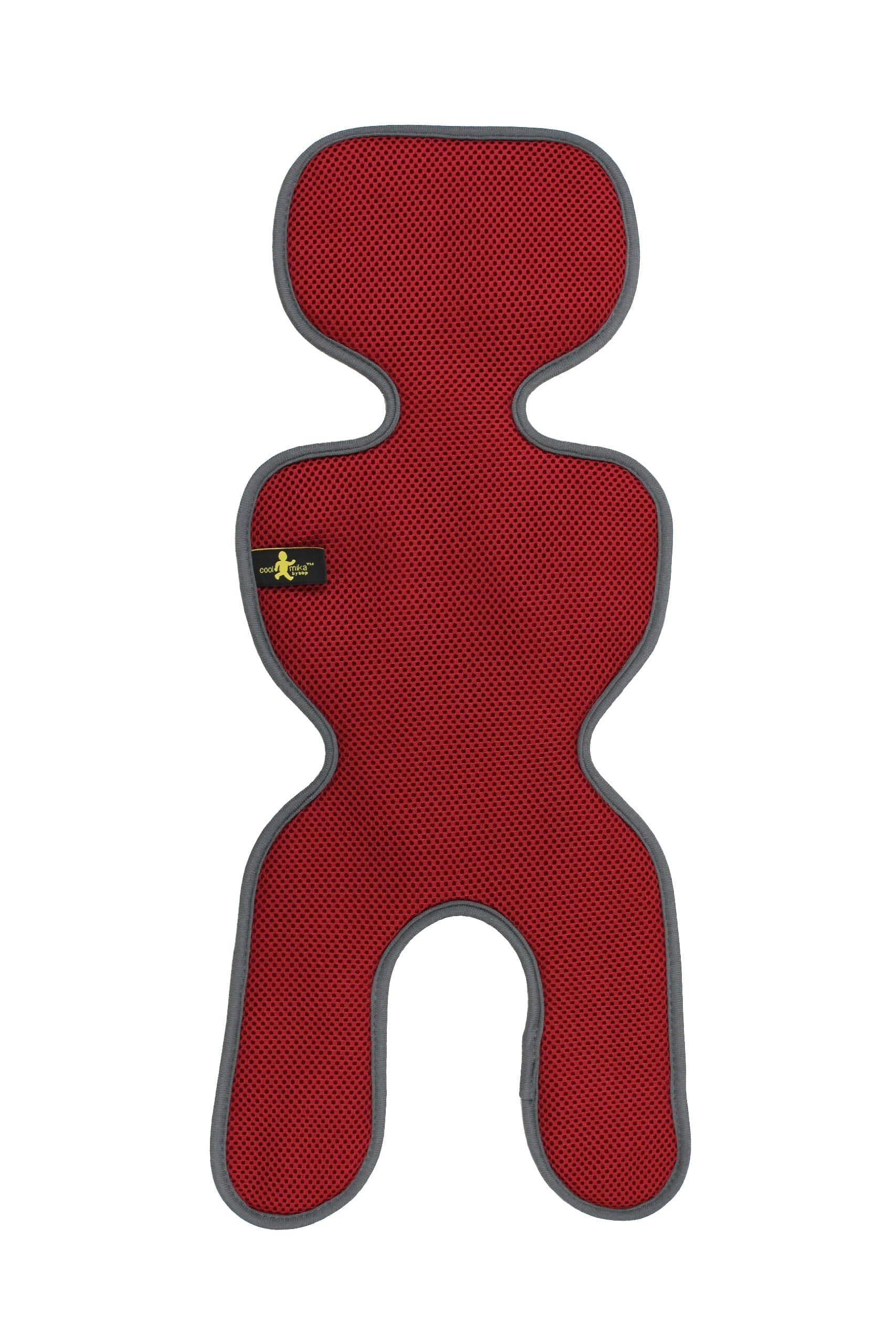 Comfy Breathable Car Seat Liner with Bonus Shoulder Pads (Dark Red)
