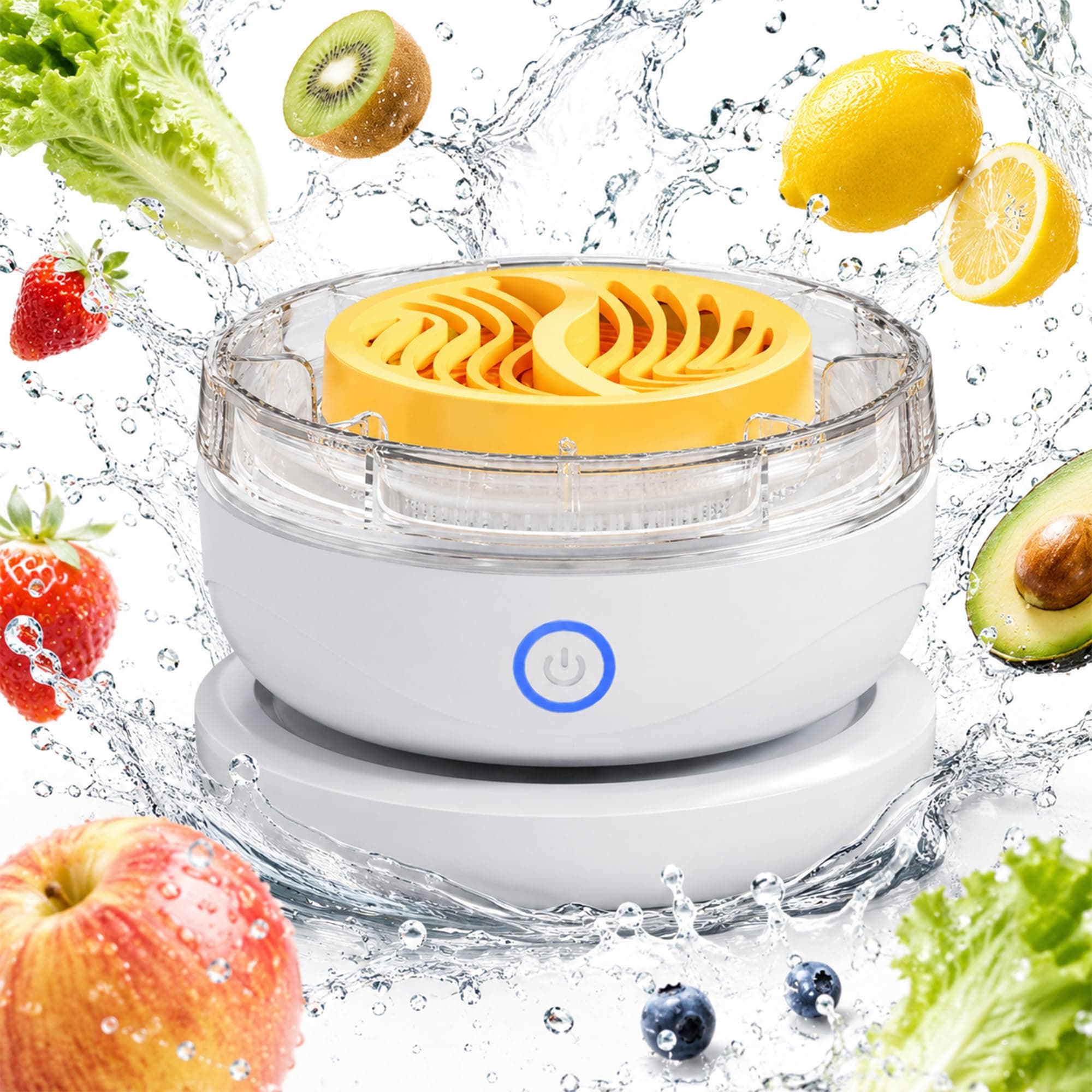 Fruit and Vegetable Wash Machine, Portable OH-ion Food Washer