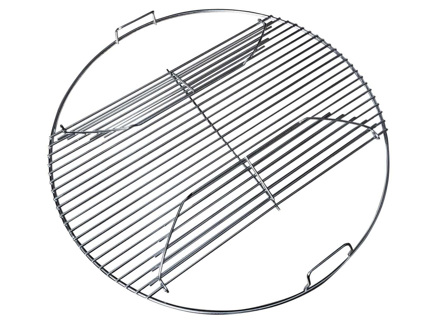 22 Inch 201 Stainless Steel 4mm Hinged Grilling/Cooking Replacement Grate for Weber 22” Grill Grate - for use in 22" Weber Charcoal Grills - Cool Present for Him, Man Gift