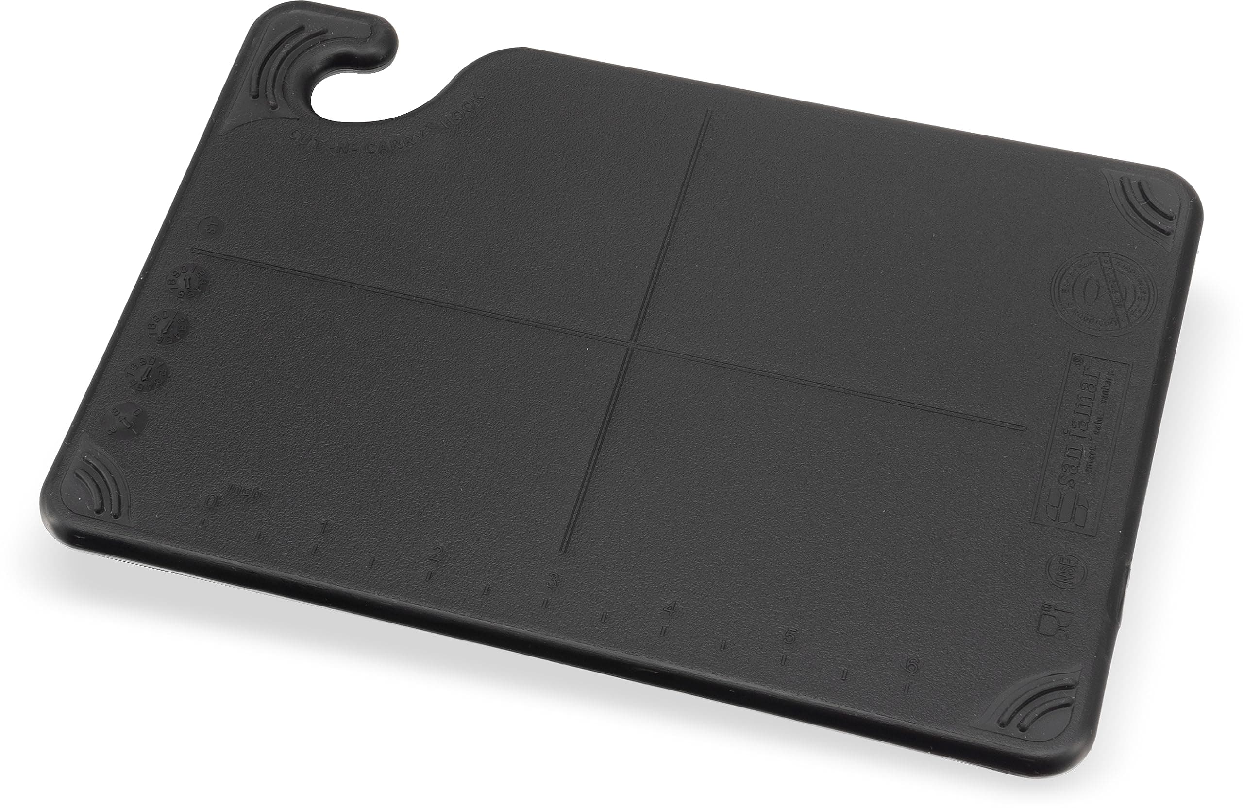 San Jamar CBG6938BK Saf-T-Grip Bar Cutting Board