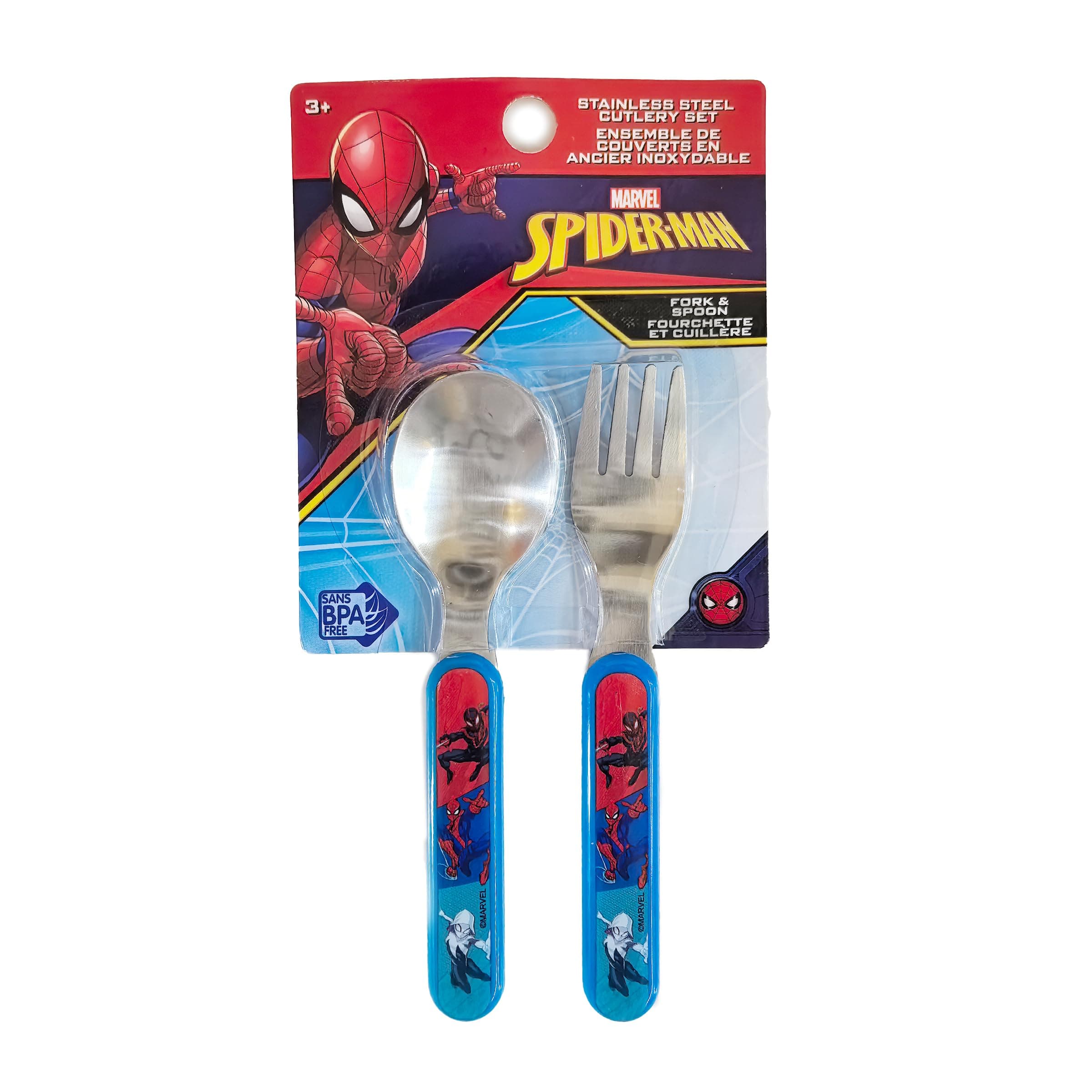 Spider-Man Stainless Steel Cutlery Set for Kids