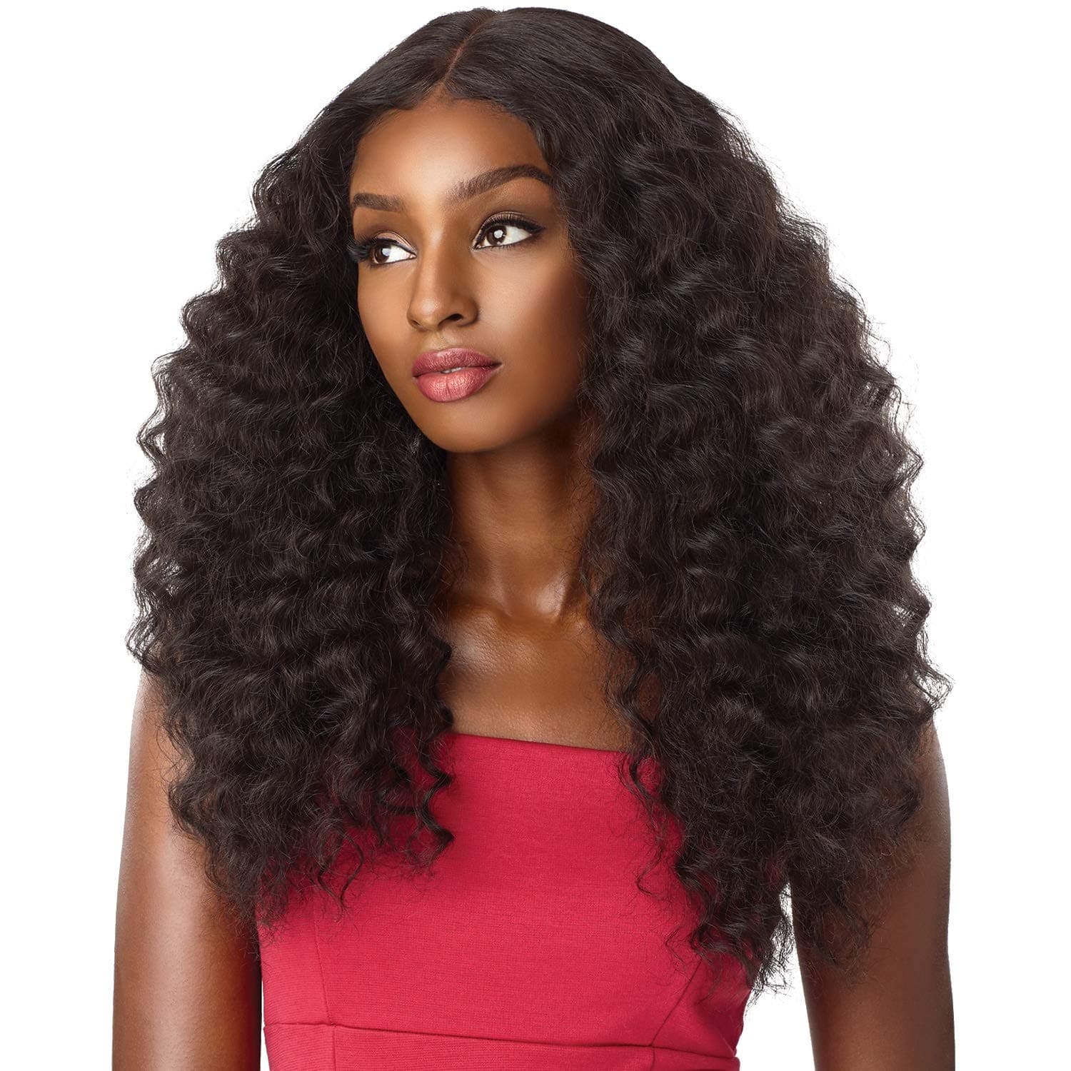 Synthetic lace front wig empress edge natural centre part amani (1)
