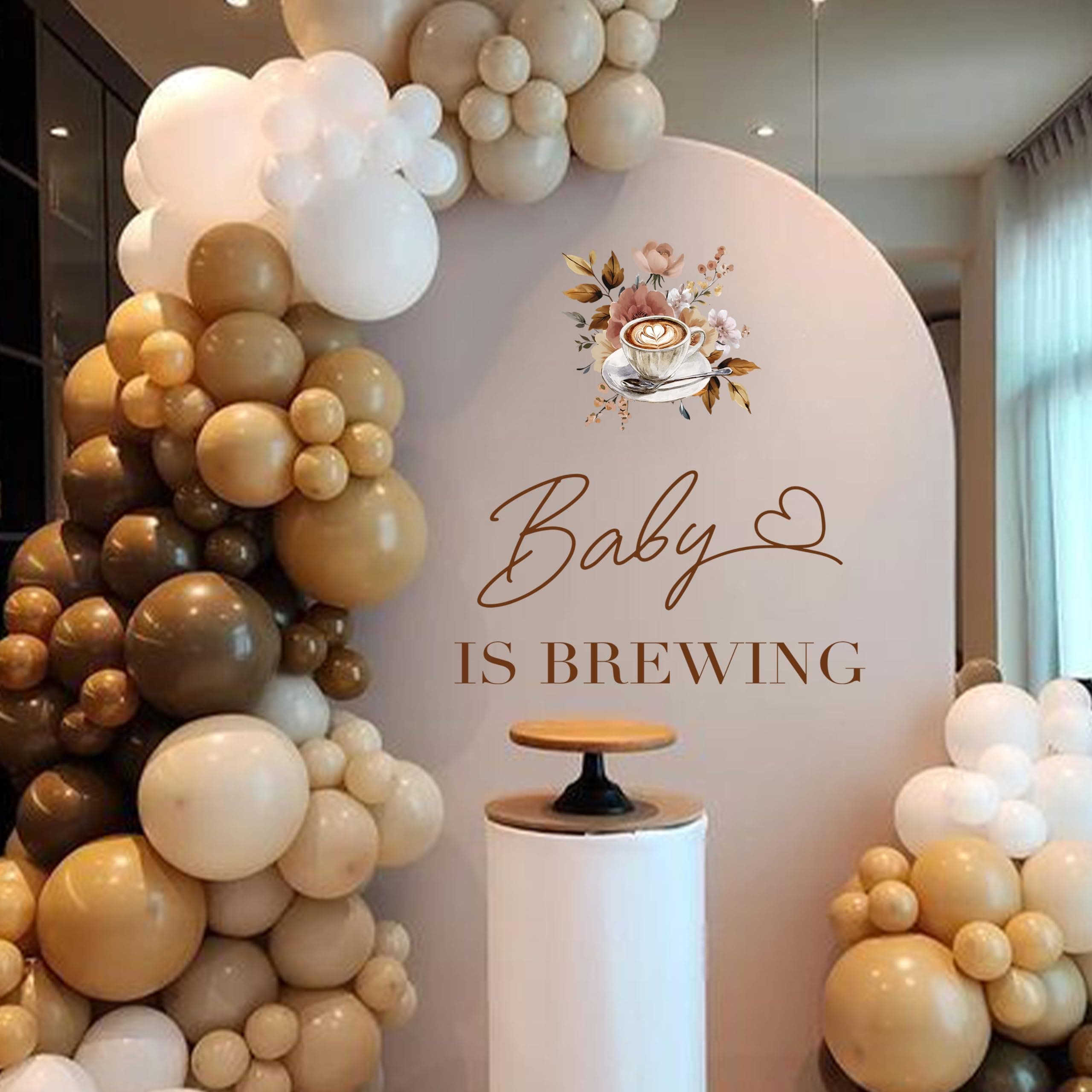 Upfrist Baby is Brewing Wall Decal