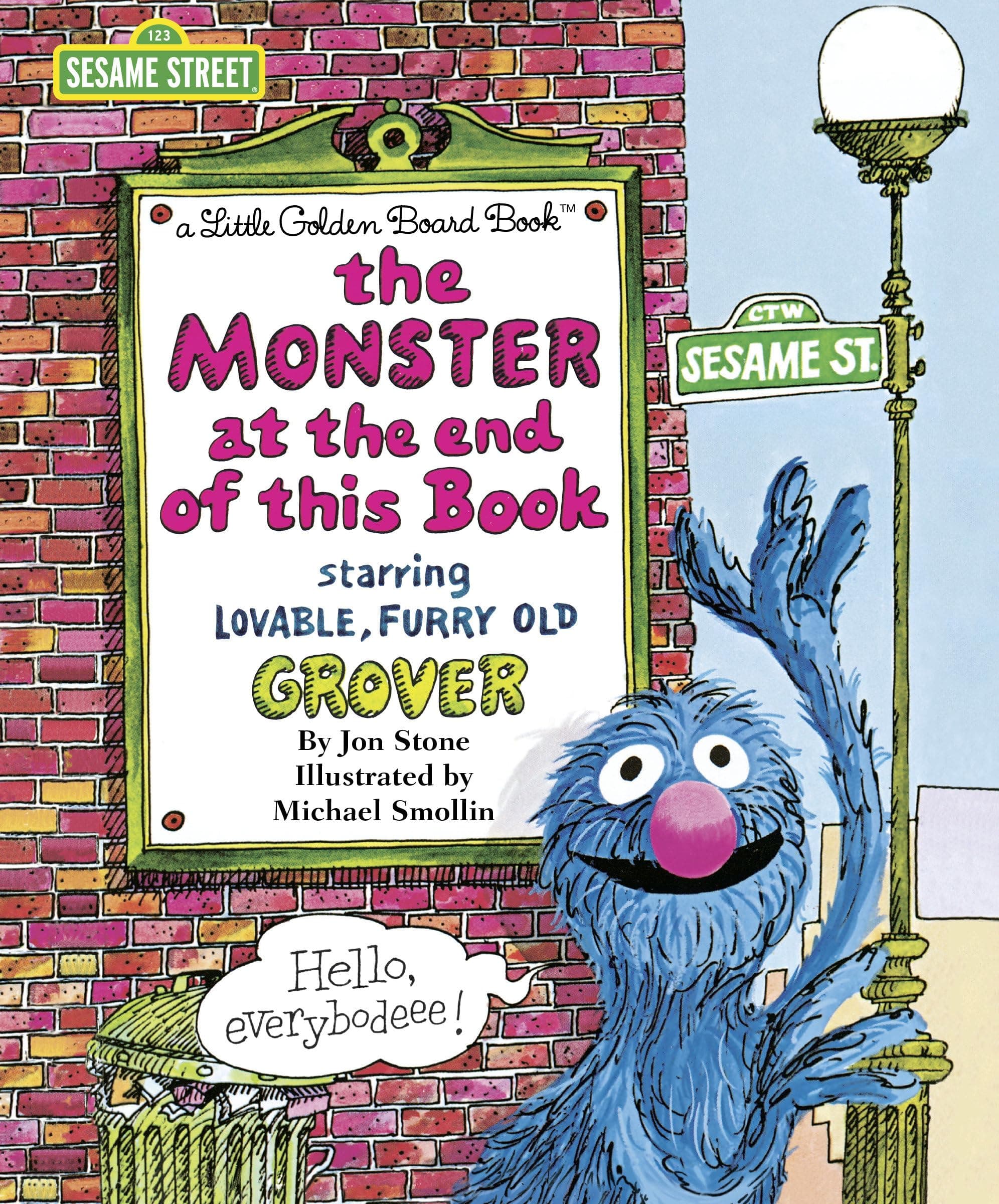 The Monster at the End of this Book (Big Bright & Early Board Books)
