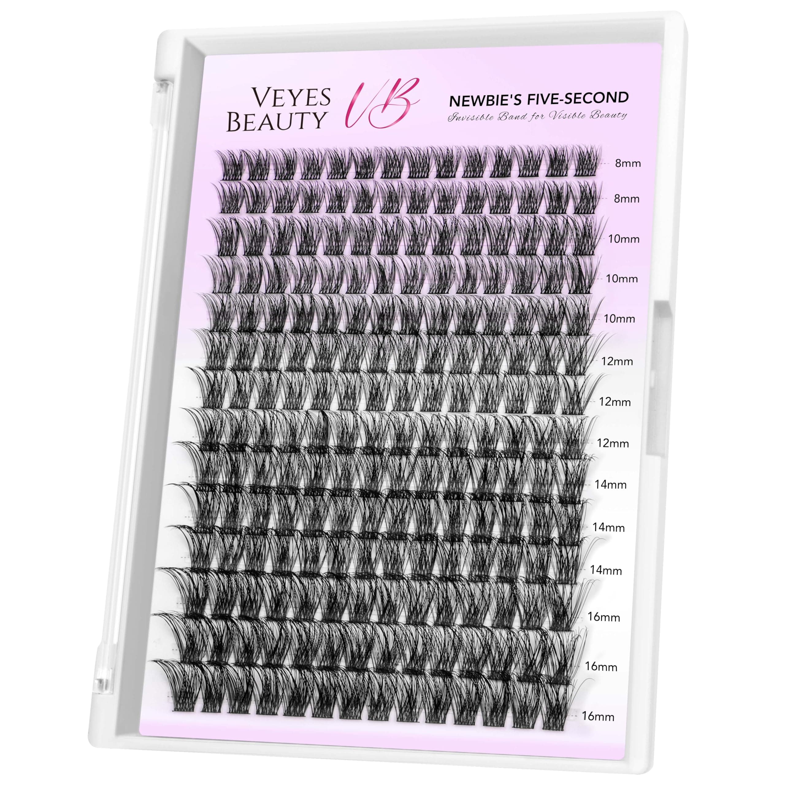 VEYESBEAUTY Lash Clusters Eyelashes Cluster Lash Extension Boldeye 8-16mm