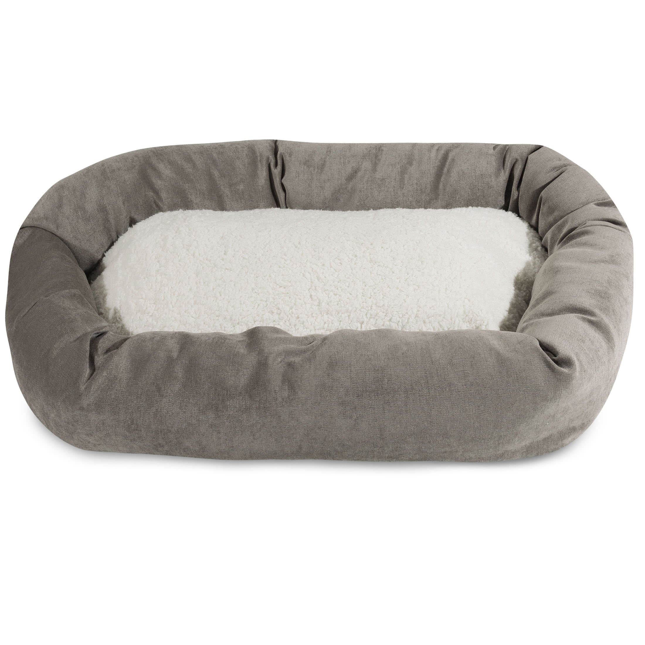 52 inch Vintage Villa Collection Sherpa Bagel Dog Bed
