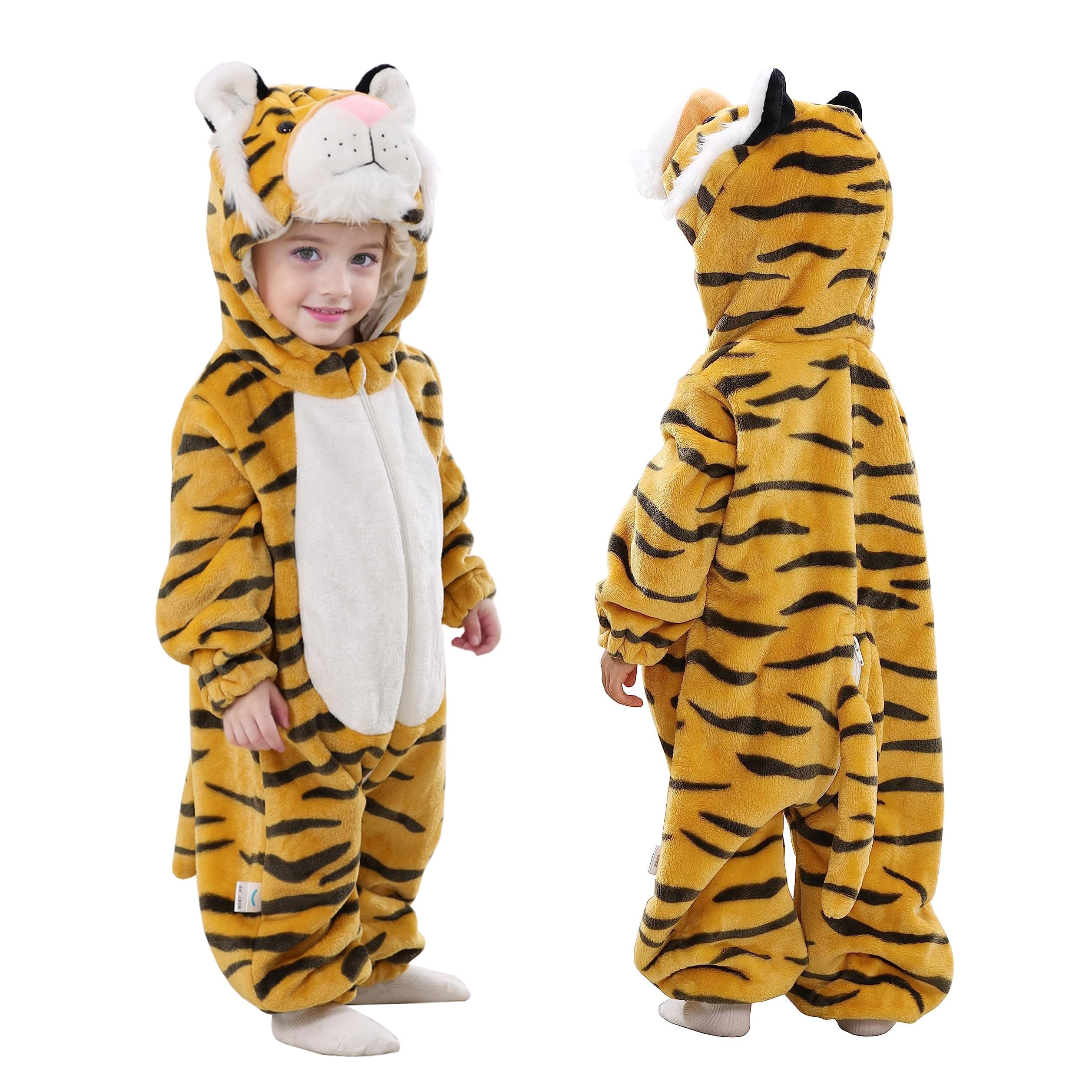 TONWHAR Kid's And Toddler's Animal Halloween Costume Outfit Baby One-Piece Rompers Onesie
