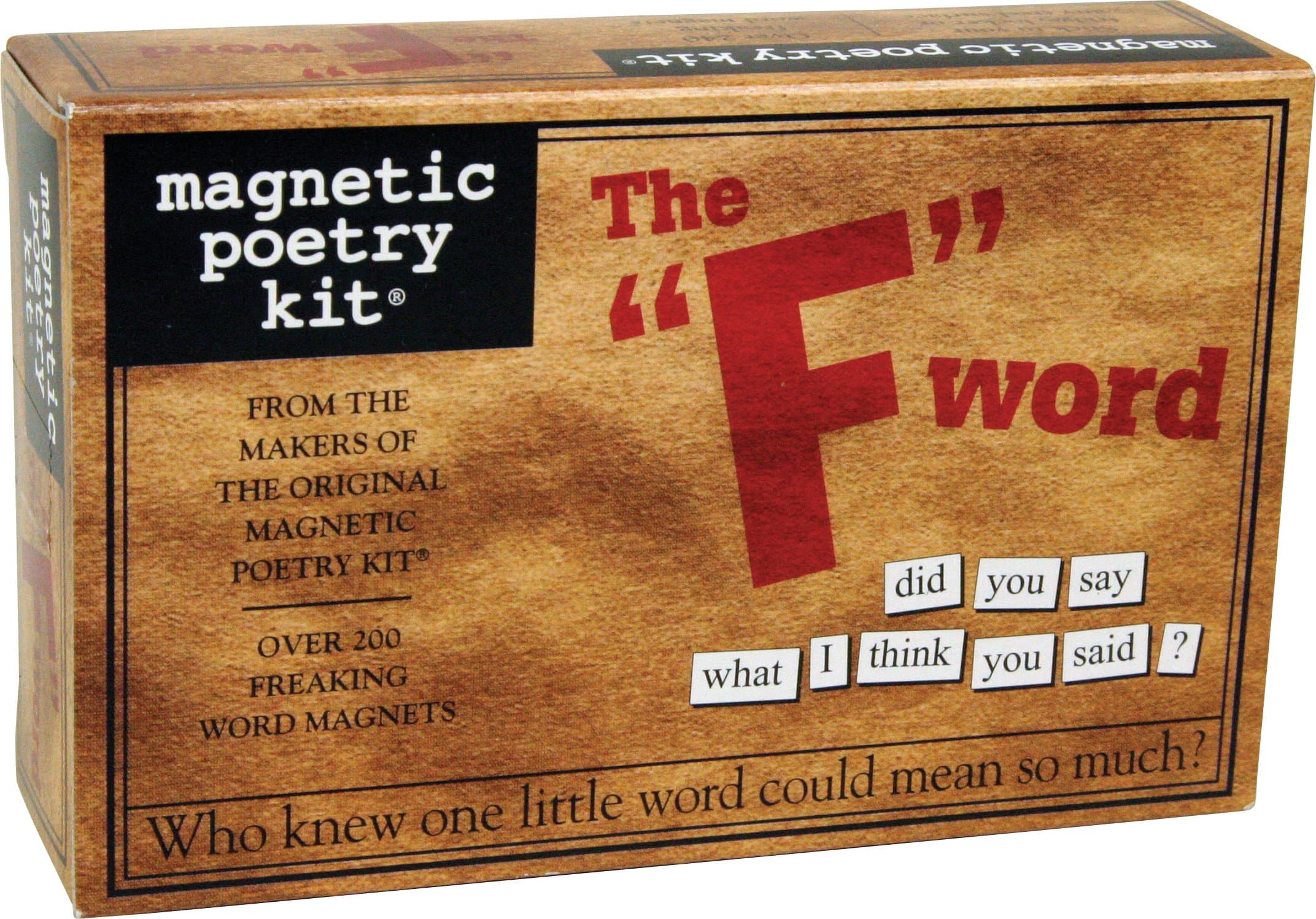 Magnetic Poetry MP3169 Kit: The F Word Learning Accessories