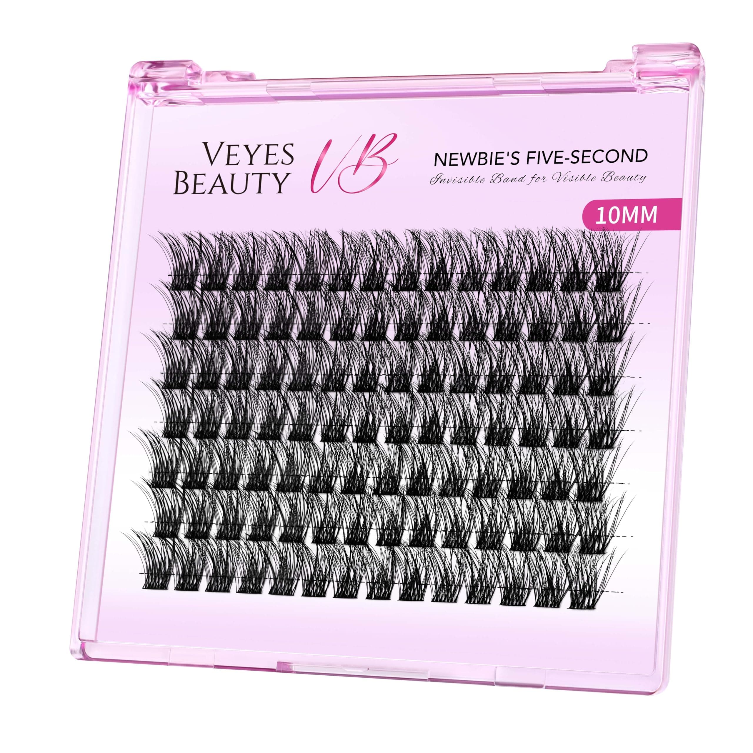 VEYESBEAUTY Lash Clusters Eyelashes Cluster Lashes Extensions Boldeye 10mm