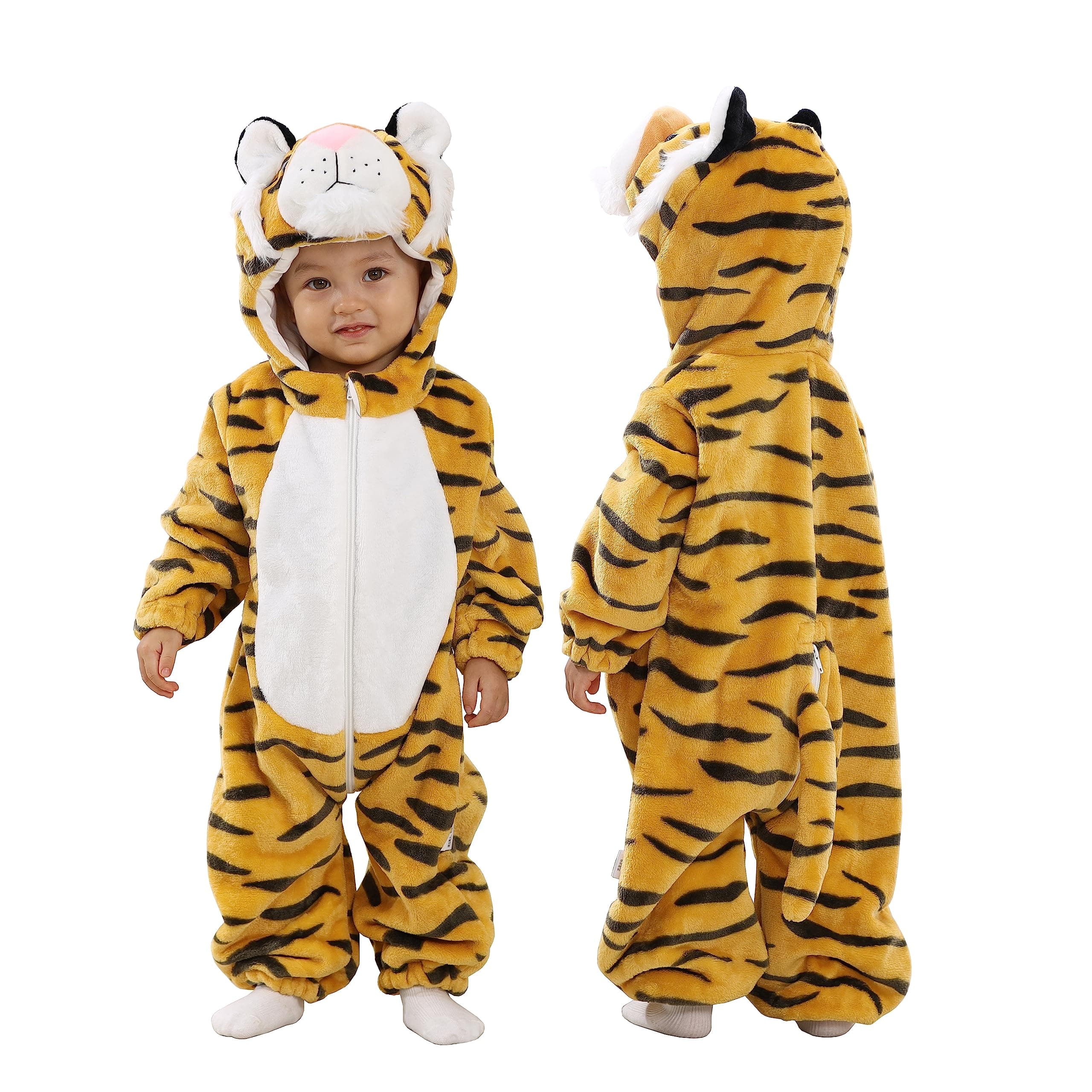 TONWHAR Kids' And Toddlers' Animal Fancy Dress Costume Outfit Baby Hooded Romper Jumpsuit
